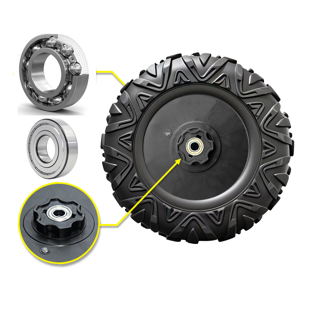 2Pack 33CM/13'' PU Solid Rubber Tire for Power Wheels