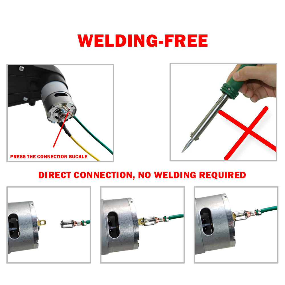 2PCS 6V-24V RS550 High Speed Motor for Children's Electric Car