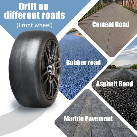 2Pack 8.6''/22CM Solid Rubber Tires for Power Wheels