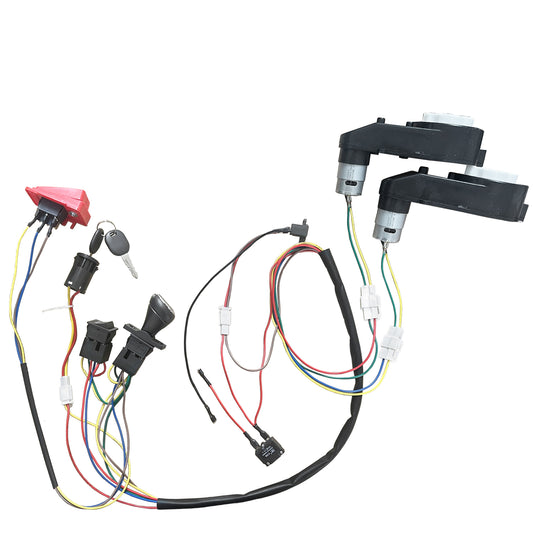 12V Set of Wire Harness Switch Motor Gearbox for Kids Electric Car Upgrade Trax Replacement Parts