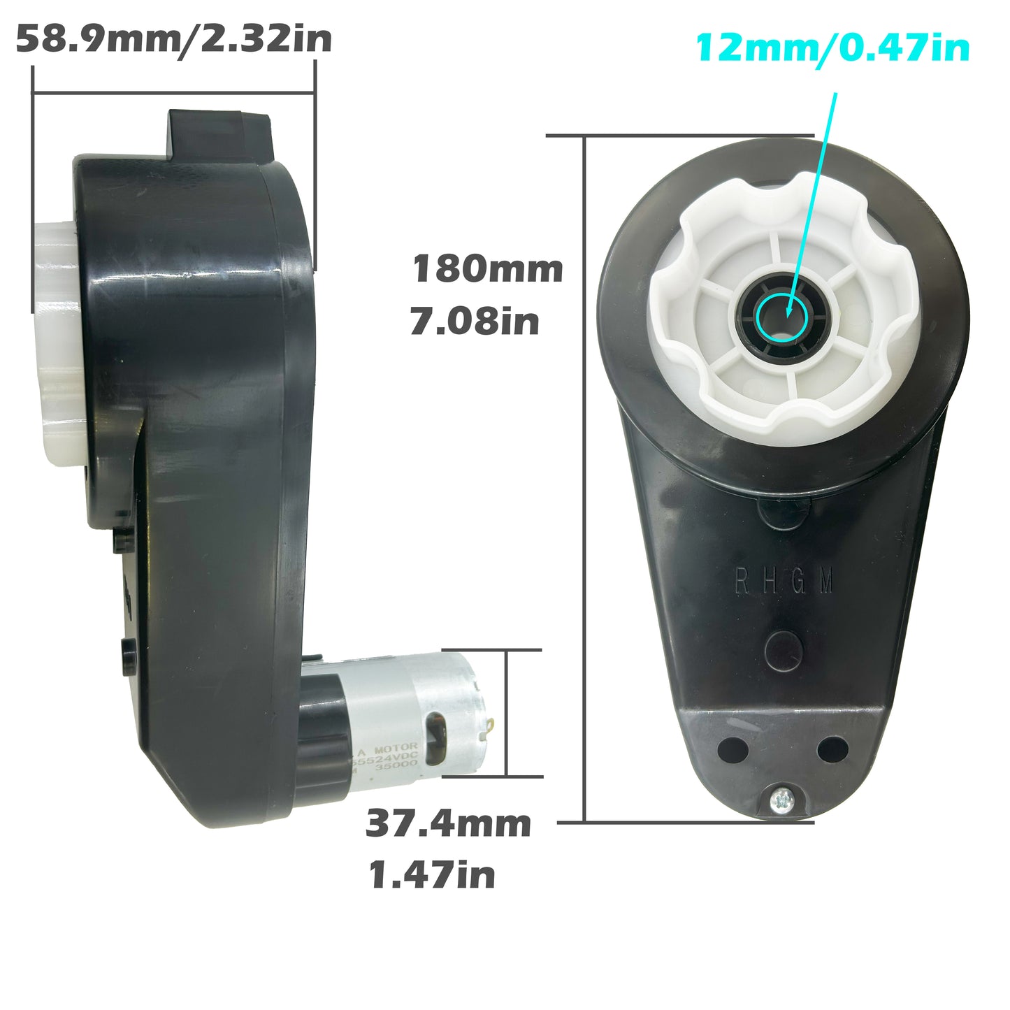 12V Set of Wire Harness Switch Motor Gearbox for Kids Electric Car Upgrade Trax Replacement Parts