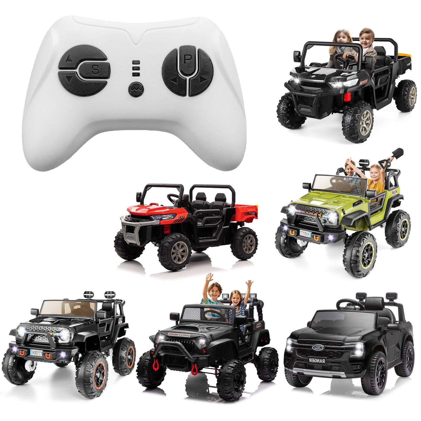 Replacement Parental 2.4G Remote Control for Kids Ride on's