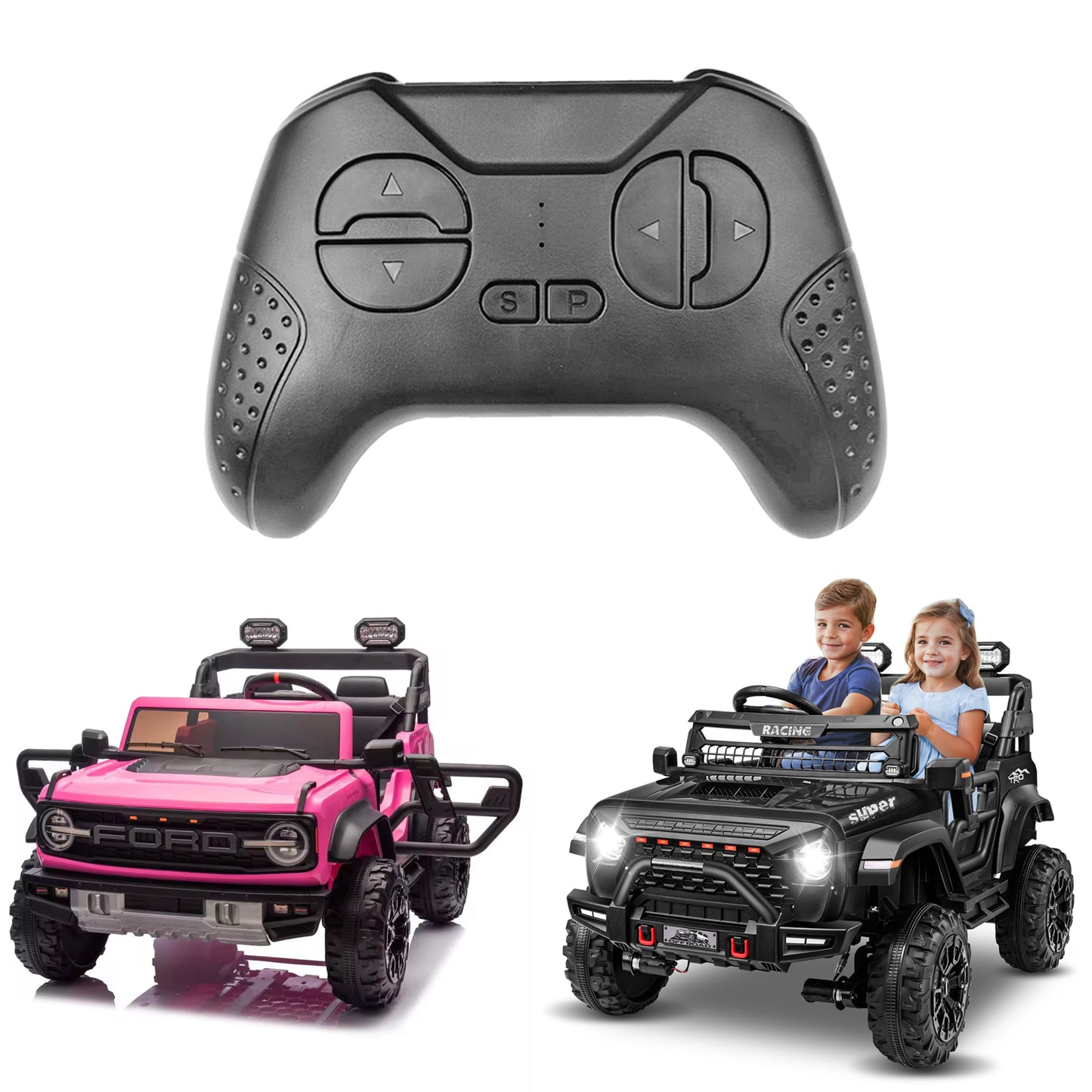 CSR Black RC for Power WHeels