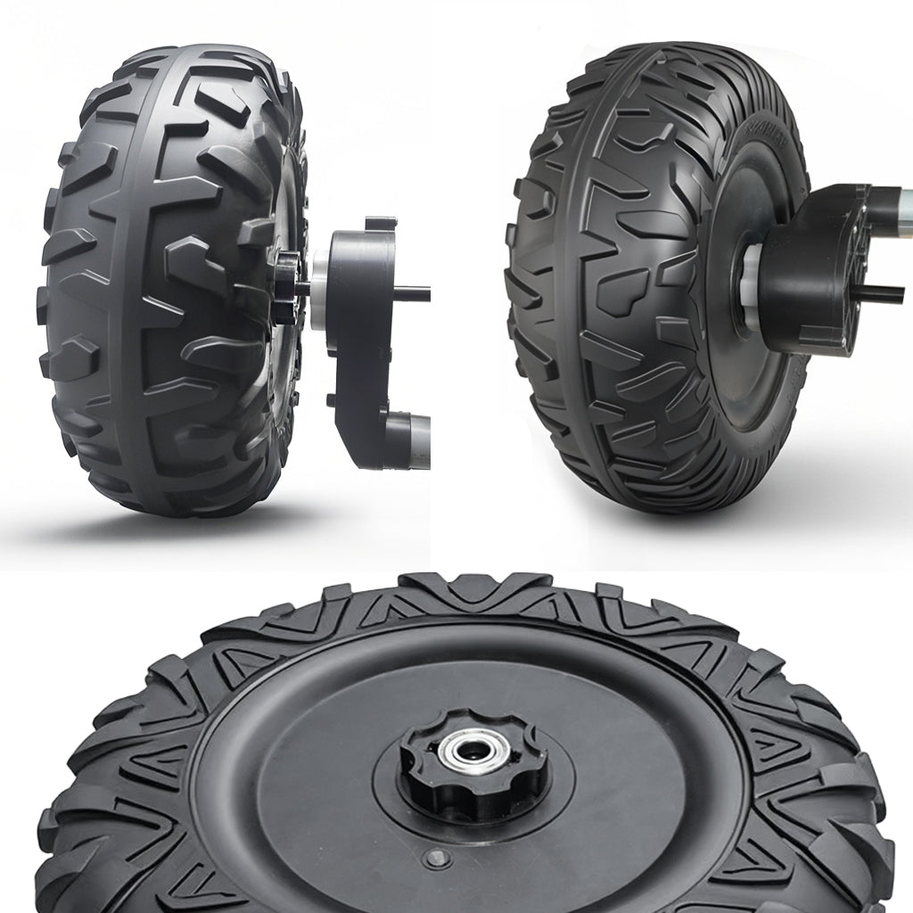 2Pack 33CM/13'' PU Solid Rubber Tire for Power Wheels