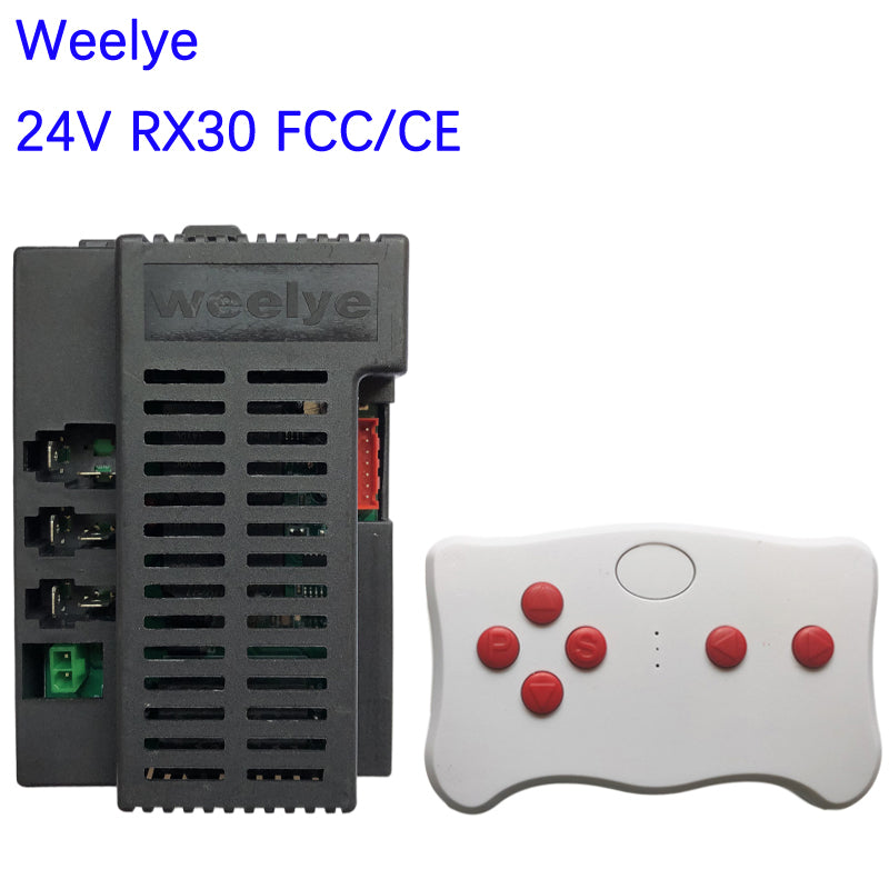 WEELYE RX30 24Volt Kids Ride on Electric Toy Car 2.4G Bluetooth Remote Control Receiver Controller Box Kit