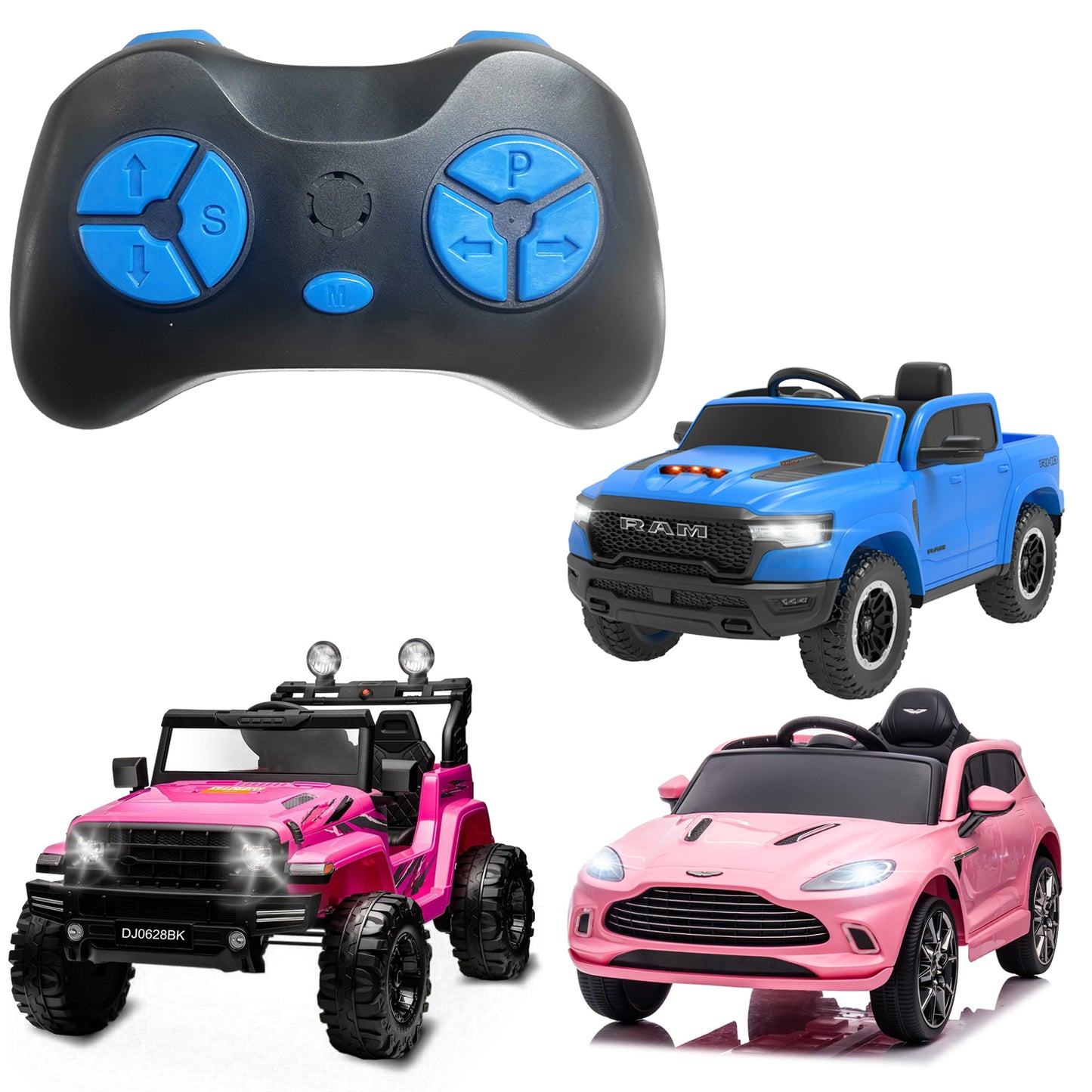 WEELYE Blue FCC RC for Ride On Car