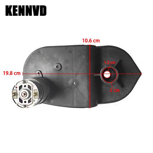 24V High Power Gearbox for Power Wheels 30000RPM with Gear Box for Kids Ride On Car Parts