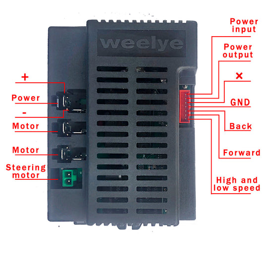 Weelye Control Board Module for Kids Ride On's Wiring diagram