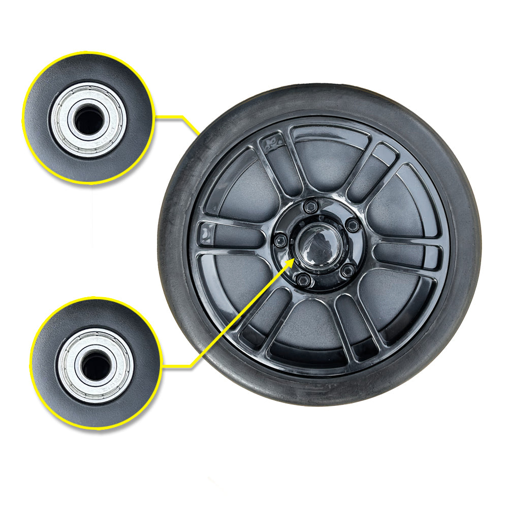 2Pack 8.6''/22CM Solid Rubber Tires for Power Wheels