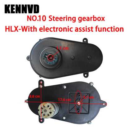 12-24Volt Steering Wheel Motor Gearbox for Kid's Ride on Toys Car Upgrade