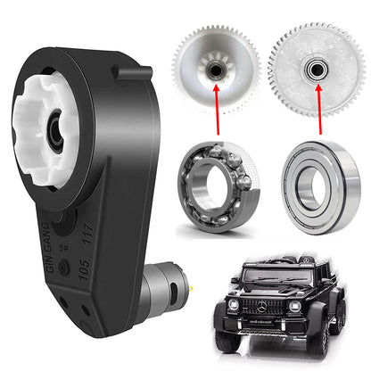 24 Volt RS555 30000RPM Gearbox with High Torque Motor for Power Wheels