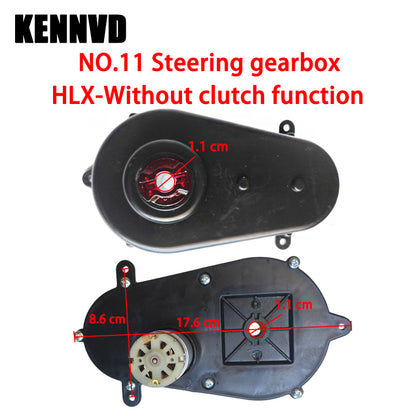 12-24Volt Steering Wheel Motor Gearbox for Kid's Ride on Toys Car Upgrade