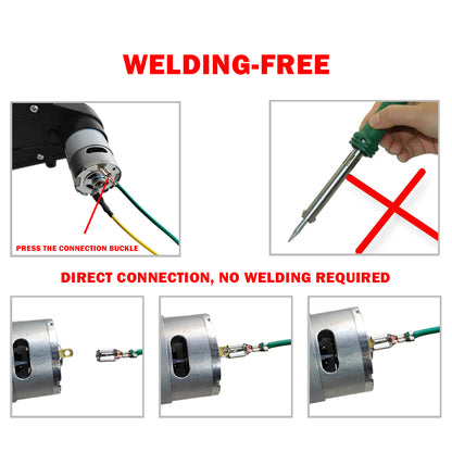 2PCS 6V-24V RS550 High Speed Motor for Children's Electric Car