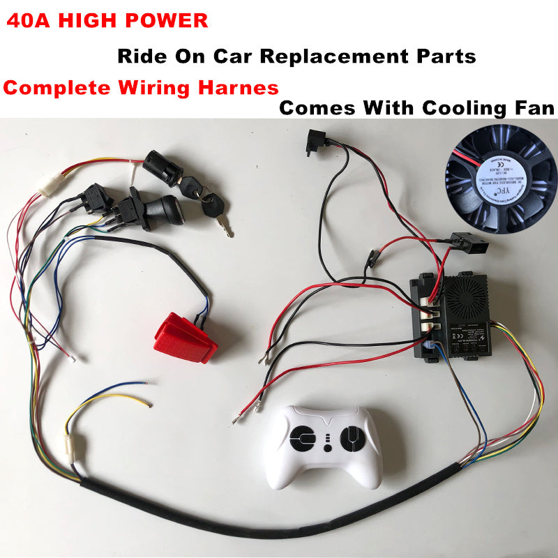 Children Electric Ride on Toys Car Vehicles Wires Harness Kit Set