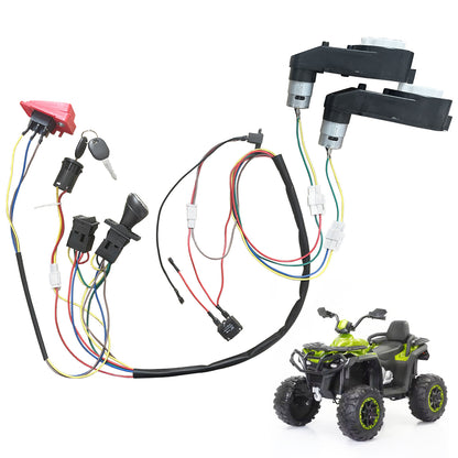 24V DIY Wires Harness Conversion Kit for Kid's Ride On Toys Electric Car
