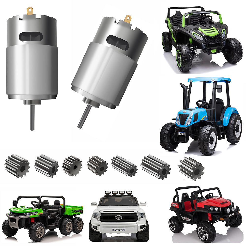 2PCS 6V-24V RS550 High Speed Motor for Children's Electric Car