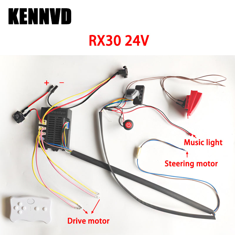 Children Electric Ride on Toys Car Vehicles Wires Harness Kit Set