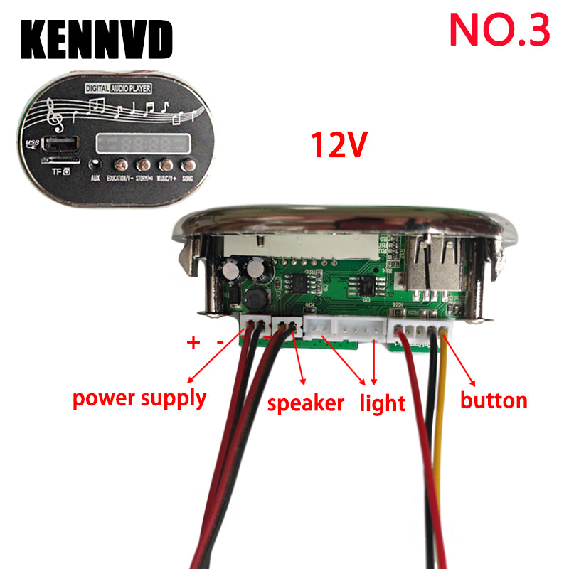 6-12V Children's Electric Toys Car MP3 Music Board