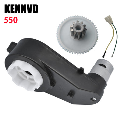 6V-24V RS550 Gearbox with Motor for Children's Electric Car