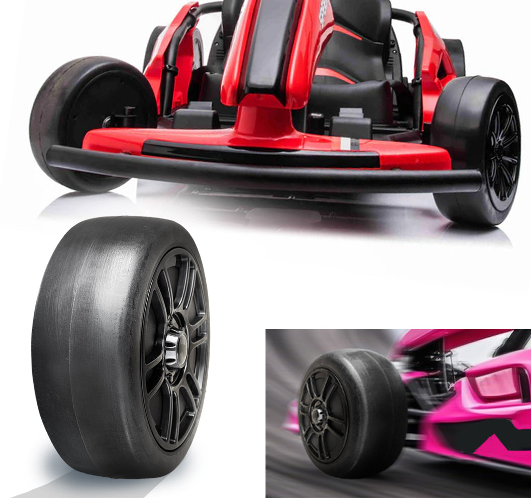 2Pack 8.6''/22CM Solid Rubber Tires for Power Wheels