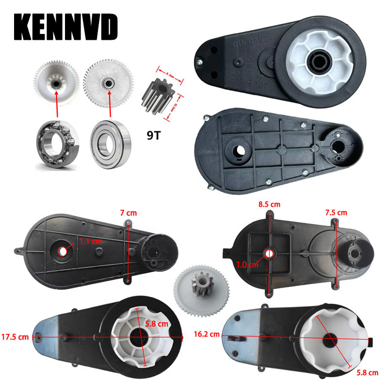RS390 RS550 RS555 RS570 Gearbox without motor