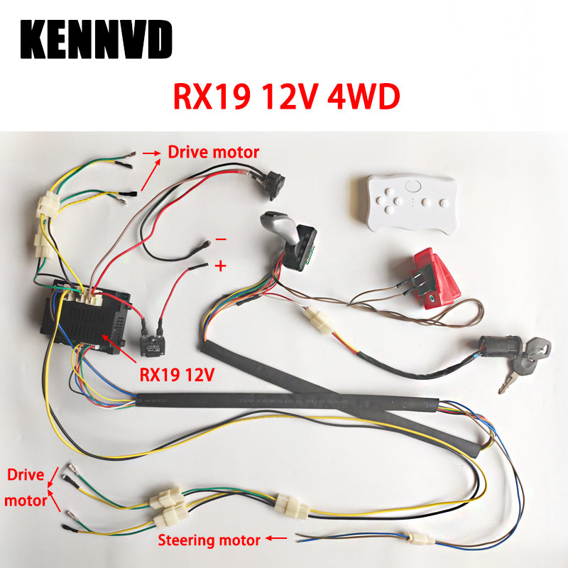 Children Electric Ride on Toys Car Vehicles Wires Harness Kit Set