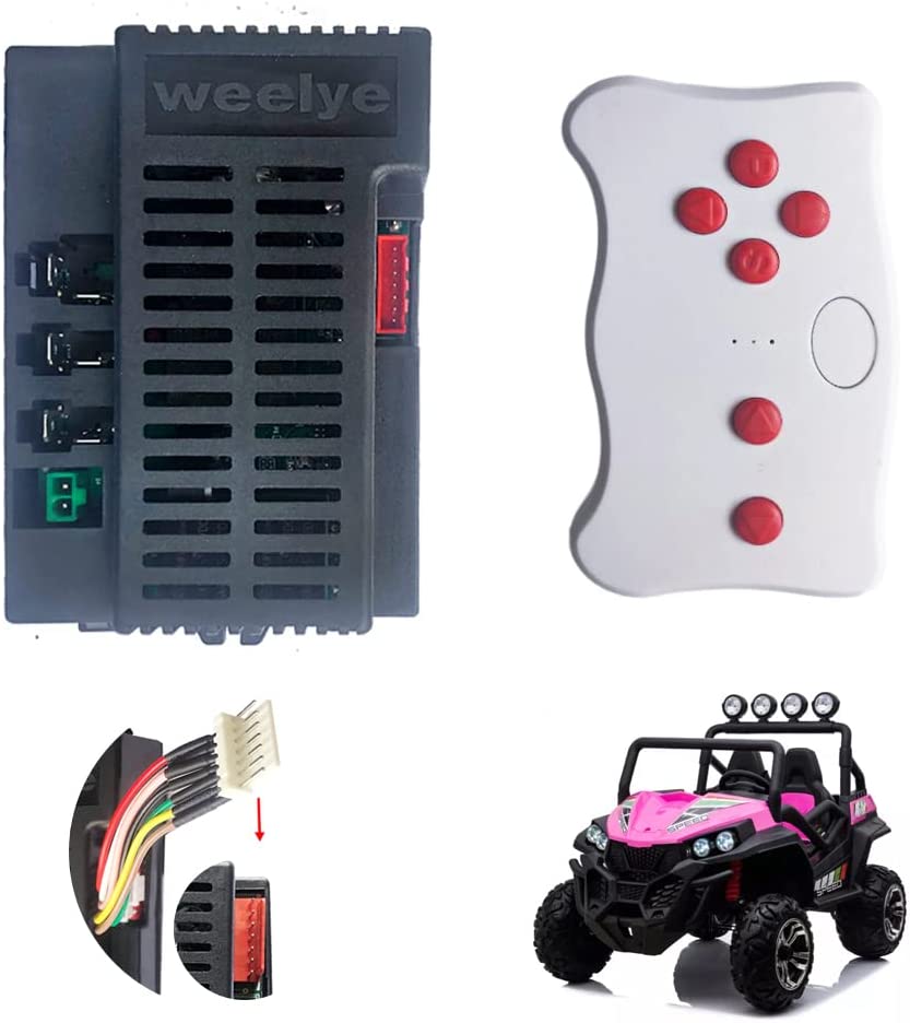 WEELYE RX30 24Volt Kids Ride on Electric Toy Car 2.4G Bluetooth Remote Control Receiver Controller Box Kit