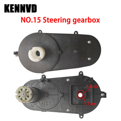 12-24Volt Steering Wheel Motor Gearbox for Kid's Ride on Toys Car Upgrade