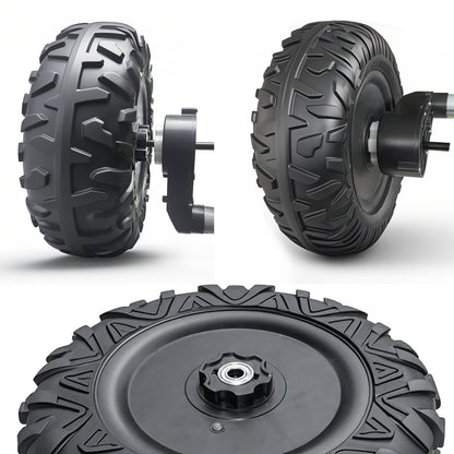 2Pack 33CM/13'' PU Solid Rubber Tire for Power Wheels