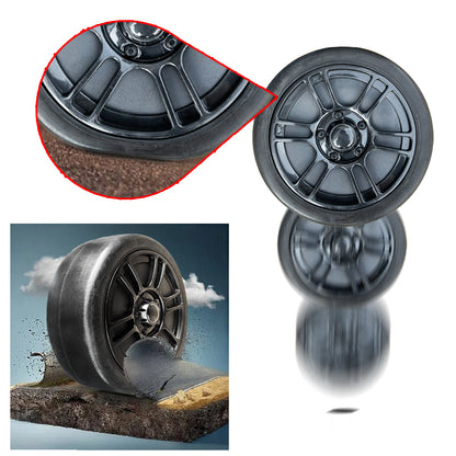 2Pack 8.6''/22CM Solid Rubber Tires for Power Wheels