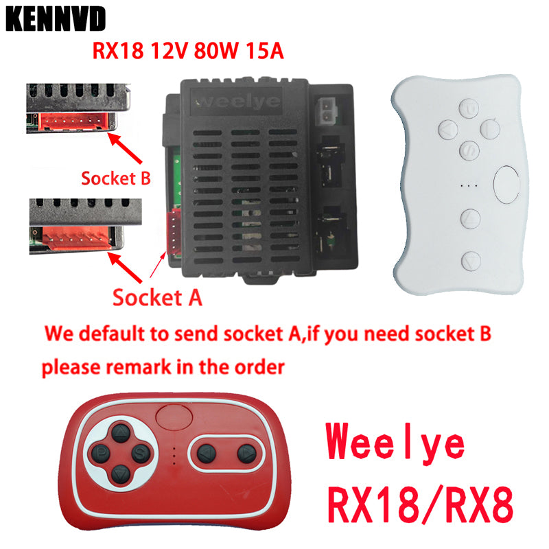 Weelye Children Electric Car Remote Control Controller Motherboard