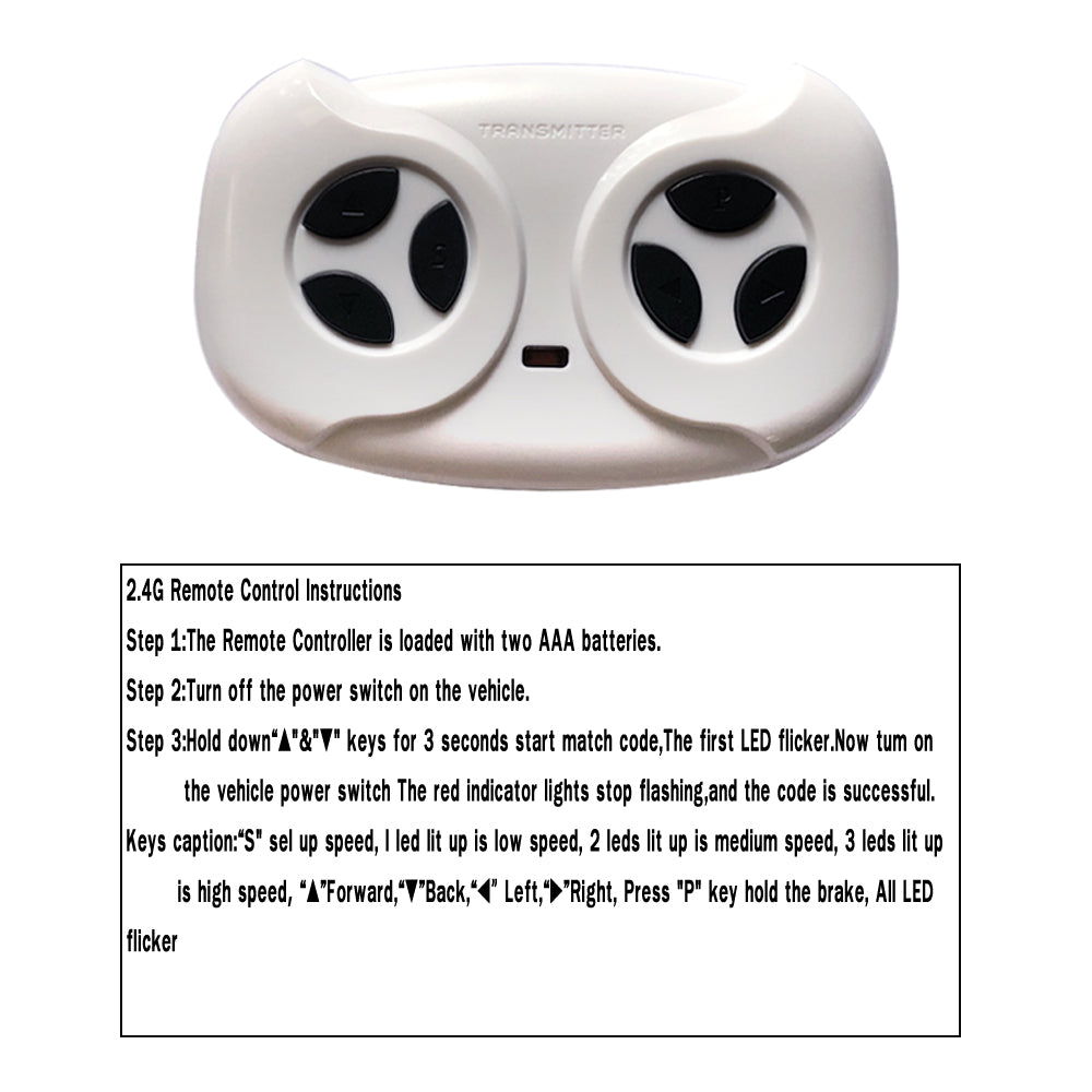 JR Universal Remote Control for Children Electric Vehicles