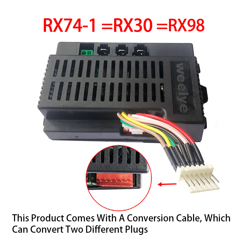 24V RX74 Weelye Receiver for Kids Ride On Car Parts